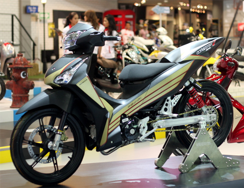 Wave 125i bản độ tại Bangkok Motor Show cuối tháng 3.