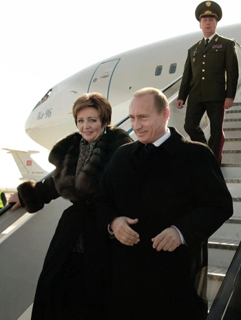 The Putins pointed out that their two daughters are grown up, but that the family remains close. The Putins pointed out that their two daughters are grown up, but that the family remains close.