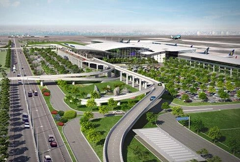 Phối cảnh ga T2 khi hoàn thành. Ảnh: Đoàn Loan. Phối cảnh ga T2 khi hoàn thành. Ảnh: Đoàn Loan.