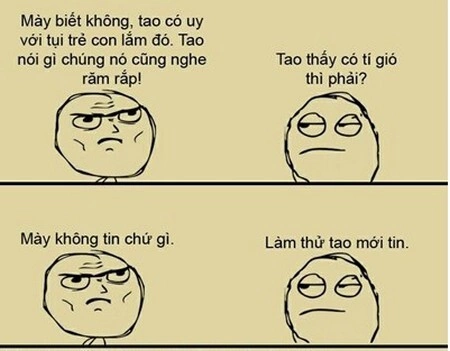 Tranh vui chế: Ăn hiếp con nít Tranh vui chế: Ăn hiếp con nít