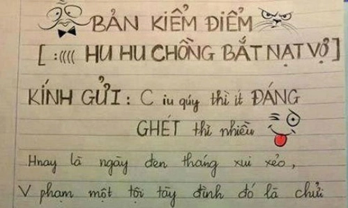 Những lá đơn 'bá đạo' của các cặp vợ chồng
