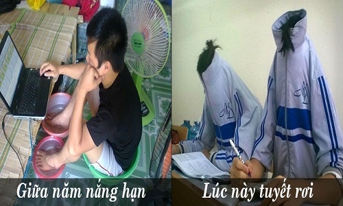 Chuyện rằng thời tiết đổi thay. Giữa năm nắng hạn, lúc này tuyết rơi.