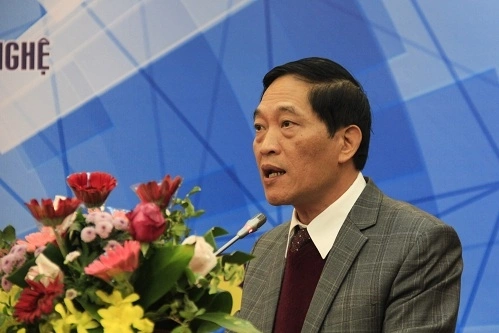 Thứ trưởng Trần Văn Tùng khẳng định vai trò của thanh niên trong việc phát triển khoa học công nghệ. Ảnh: Dương Tâm