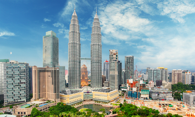 Ve Tham Quan Thap đoi Petronas Thuỷ Cung Aquaria Klcc