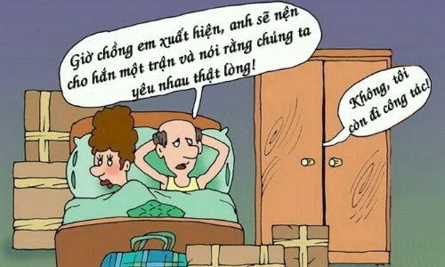 Chồng đi công tác vì tình nhân của vợ