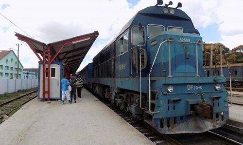Bến đường sắt ở Cuba. Ảnh: Cuba News Agency.