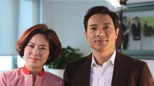 Lý Ngạn Hoành và vợ, Mã Đông Mẫn. Ảnh: QQ.