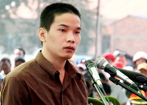 Vũ Văn Tiến tại phiên tòa phúc thẩm năm 2017. Ảnh: Phước Tuấn.