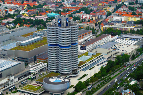 Trụ sở của BMW ở thành phố Munich, bang Bayern (Bavaria), Đức.