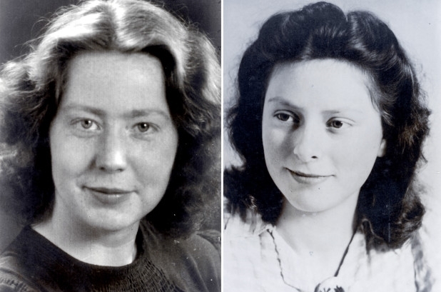 Freddie Oversteegen (phải) và Hannie Schaft. Ảnh: North Holland Archives.