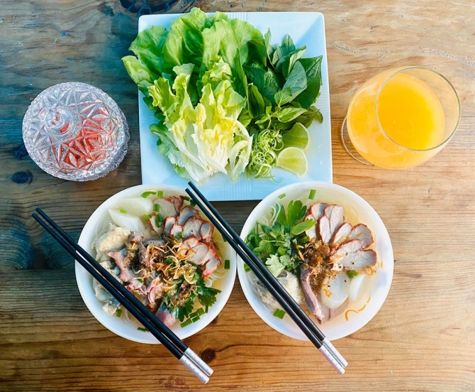 Một bữa sáng tự nấu tại nhà. (Ảnh nhân vật cung cấp)