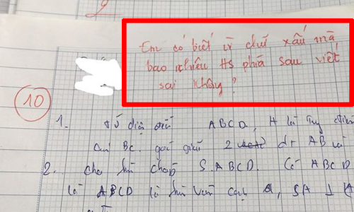 Nữ sinh bị nhắc nhở vì xưng chị trong bài kiểm tra - 5
