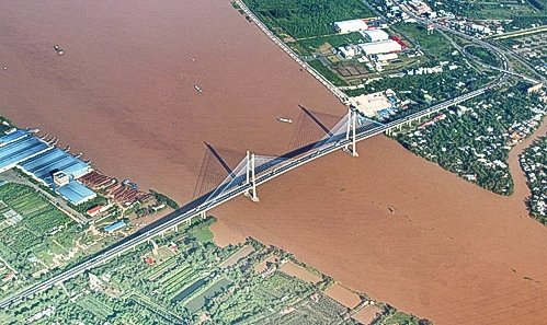 Cầu Mỹ Thuận. Ảnh: Cửu Long