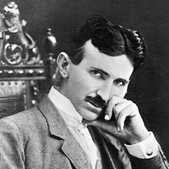Chân dung Nikola Tesla khi 40 tuổi. Ảnh: Wikipedia