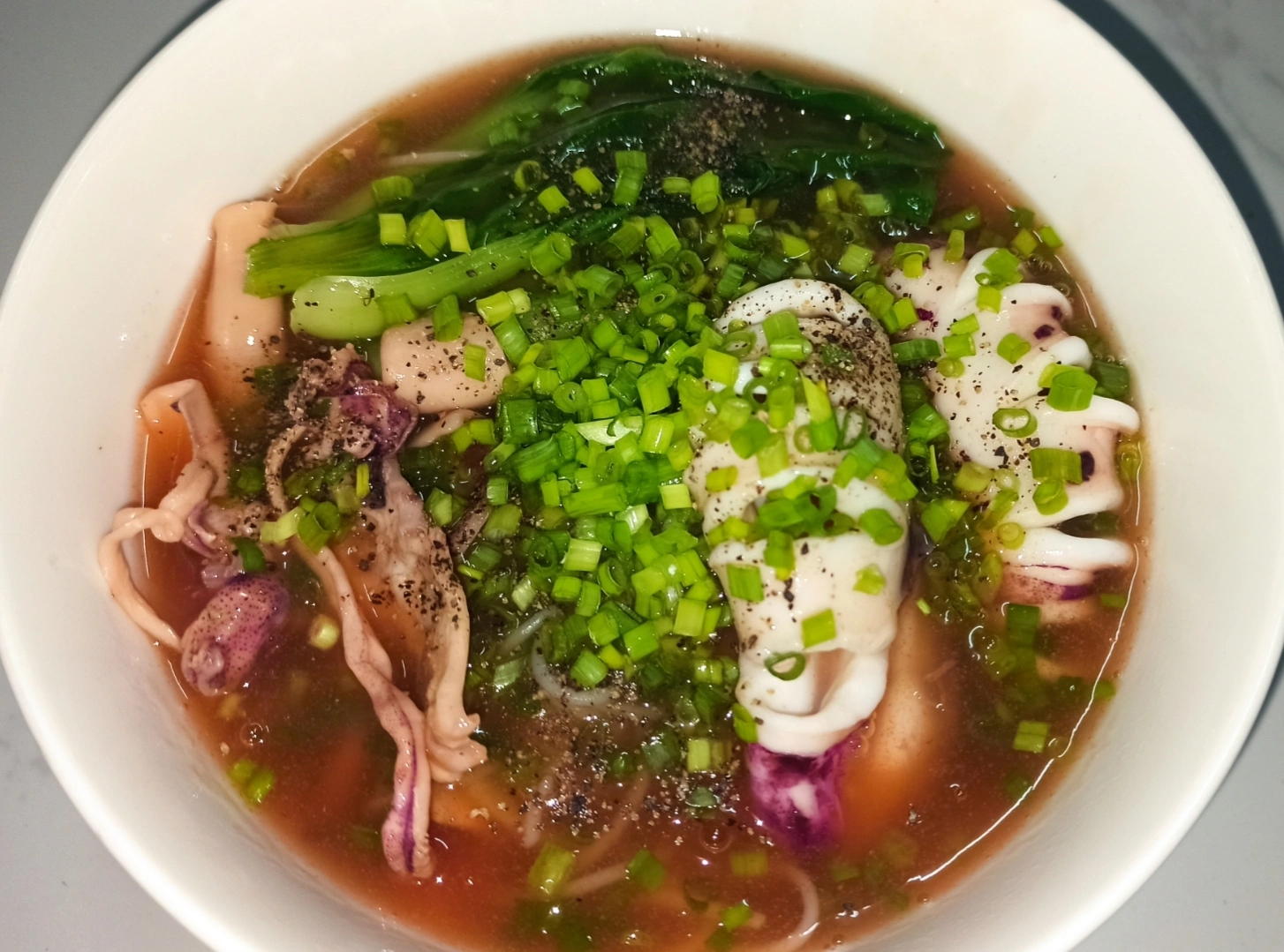 Bún mực đơn giản cho ngày ấm áp - VnExpress Cooking