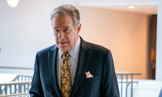 Ông Paul Pelosi ở Washington hồi tháng ba. Ảnh: AP.