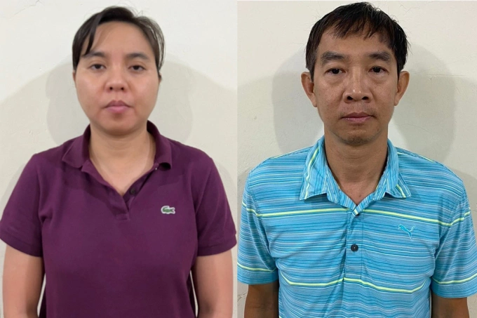 Bị can Nguyễn Phương Hồng (trái) và Hồ Bửu Phương. Ảnh: Bộ Công an
