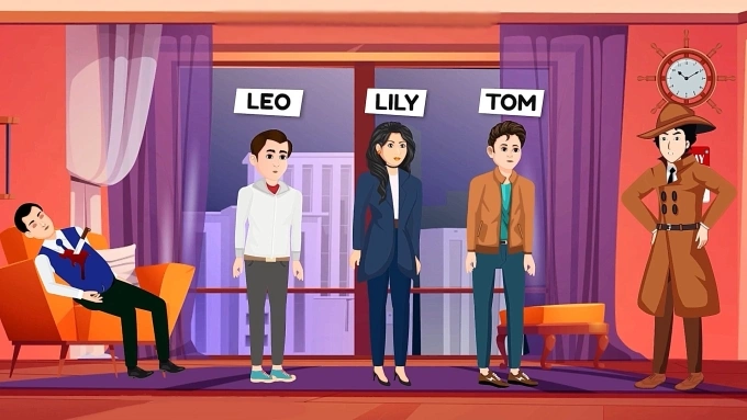 Câu đố: Cô gái nào trộm đồng hồ vàng? - 2