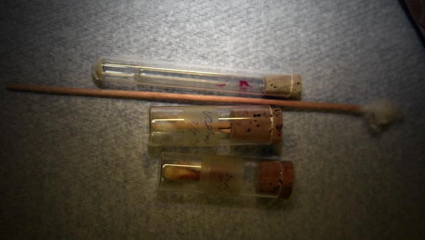 Mẫu tinh dịch hung thủ để lại trên cơ thể Linda được bảo quản trong tủ đông suốt nhiều thập kỷ. Ảnh: NBP