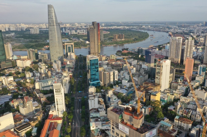 Khu trung tâm TP HCM, quận 1, tháng 11/2022. Ảnh: Quỳnh Trần