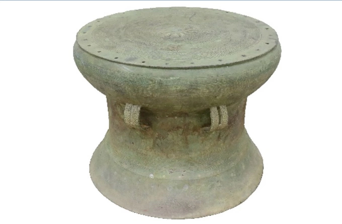 Trống đồng Tiên Nội I. Ảnh: Cục Di sản văn hóa