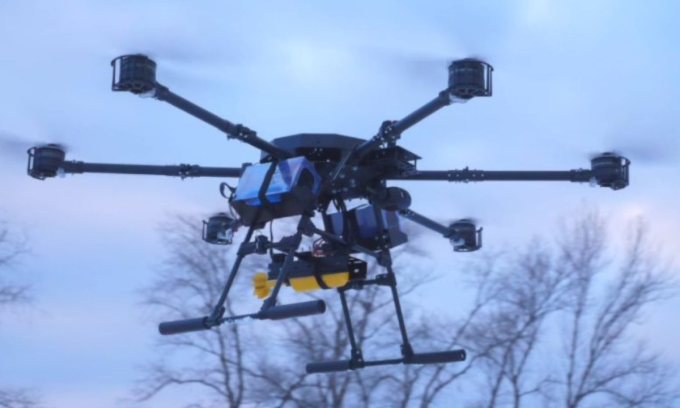 UAV Ma cà rồng trong bức ảnh đăng hồi tháng 8. Ảnh: Rubryka