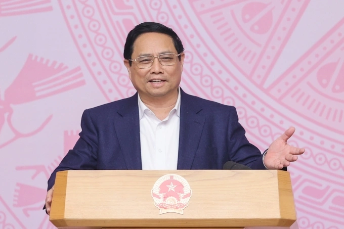 Thủ tướng Phạm Minh Chính chủ trì phiên họp Ủy ban quốc gia về chuyển đổi số, chiều 28/12. Ảnh: Nhật Bắc