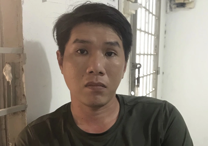 Thanh bị bắt tại Kiên Giang. Ảnh: Yên Khánh
