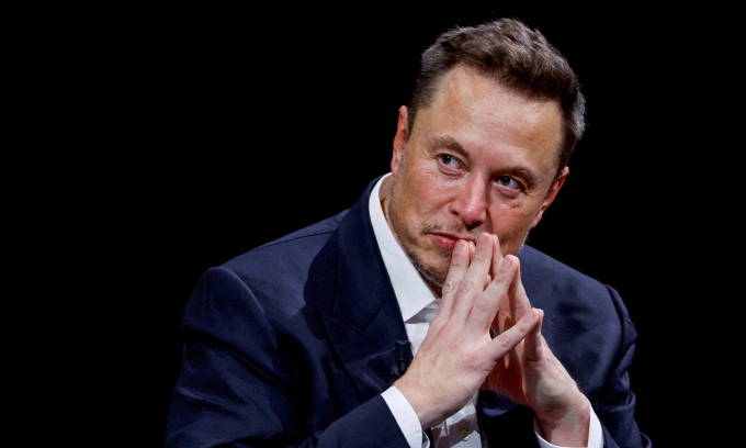 Tỷ phú Mỹ Elon Musk ở Paris, Pháp hồi tháng 6/2023. Ảnh: Reuters