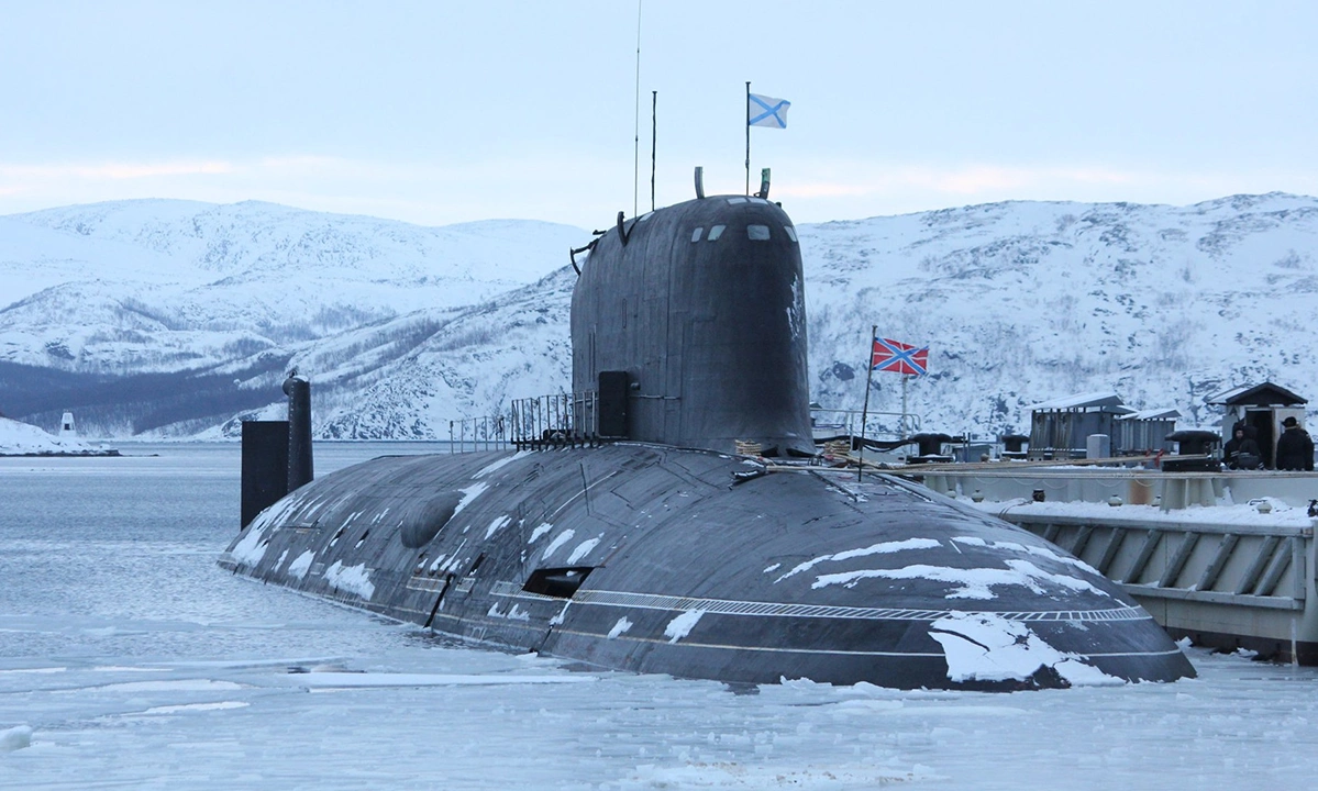 Tàu ngầm Severodvinsk năm 2018. Ảnh: BQP Nga