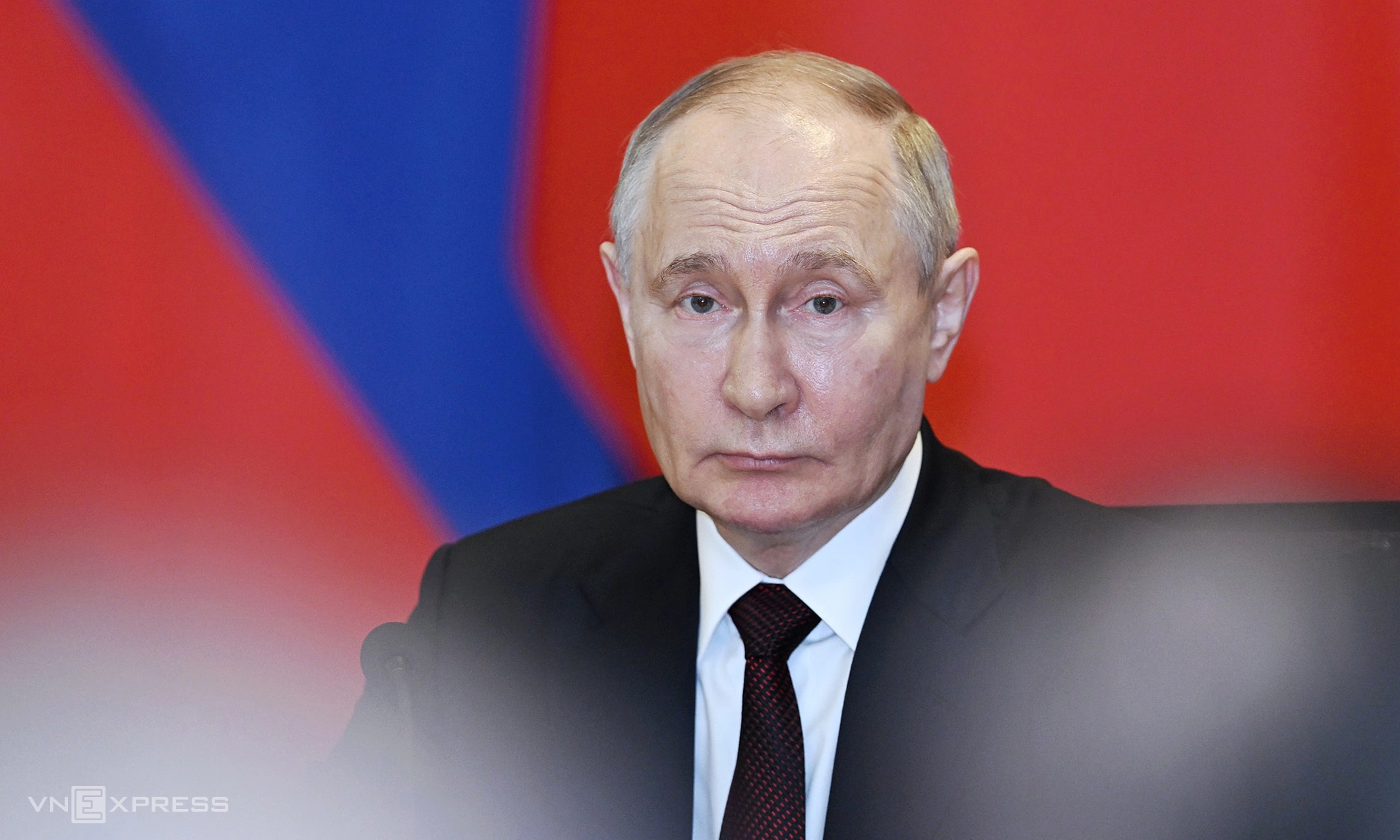 Tổng thống Putin tại hội đàm với Chủ tịch nước Tô Lâm trưa nay. Ảnh: Giang Huy