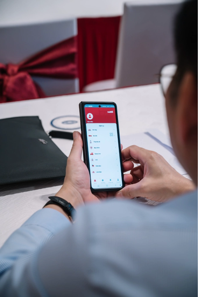 Ứng dụng Cudidi trên smartphone. Ảnh: C&U Việt Nam