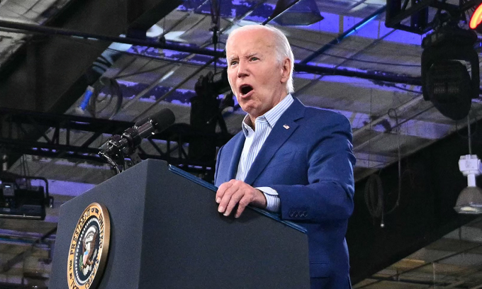 Tổng thống Biden phát biểu tại Bắc Carolina hôm 28/6. Ảnh: AFP
