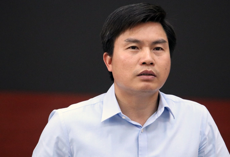 Ông Lê Tuấn Định, Phó giám đốc Sở Tài nguyên Môi trường Hà Nội. Ảnh: Võ Hải.