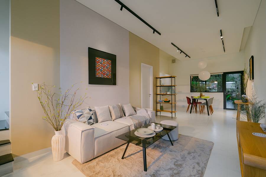 Bên trong không gian nhà mẫu tại Cát Tường J-Home. Ảnh: Cát Tường Group