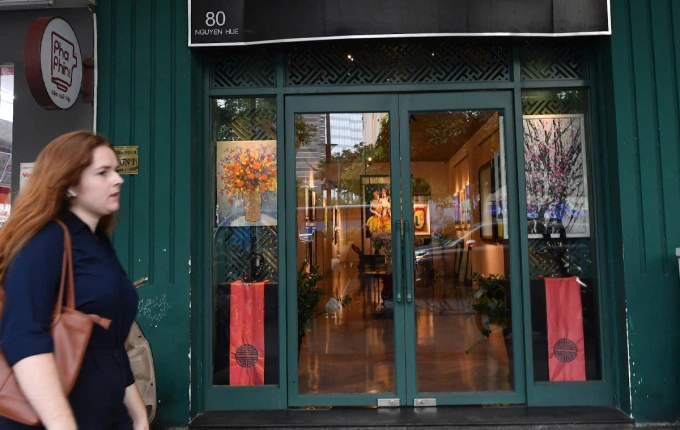 Khu đất 80 Nguyễn Huệ - địa chỉ bị Thanh tra TP HCM xác định Công ty Công ích quận 1 cho thuê nhưng để nợ kéo dài. Ảnh: Thanh Tùng