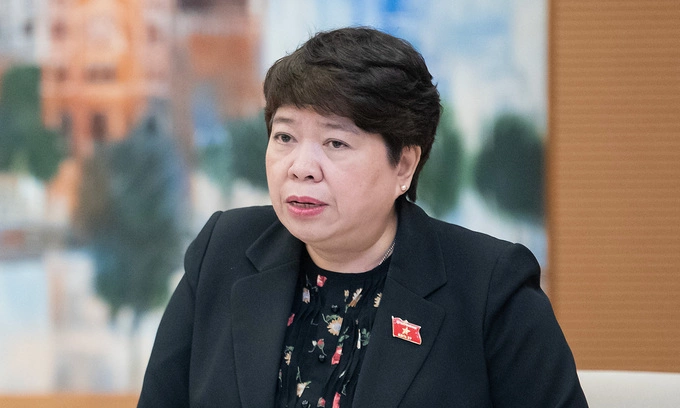 Chủ nhiệm Ủy ban Xã hội Nguyễn Thúy Anh. Ảnh: Media Quốc hội