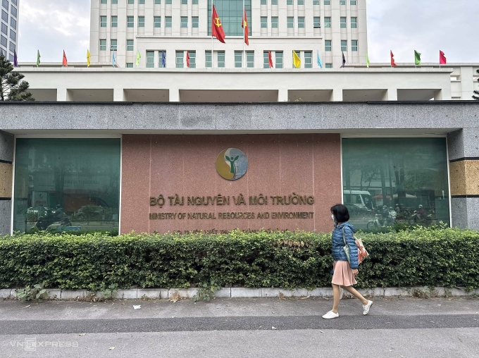Trụ sở Bộ Tài nguyên và Môi trường, tháng 12/2024. Ảnh: Ngọc Thành
