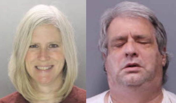 Heather Lavelle (trái) và James Savage bị bắt. Ảnh: Oxygen