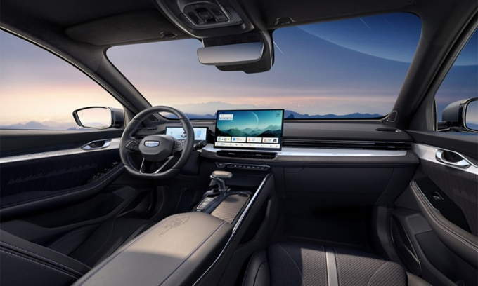 Hãng xe Trung Quốc đầu tiên Geely tích hợp trí tuệ nhân tạo DeepSeek vào các mẫu xe điện. Ảnh: Geely