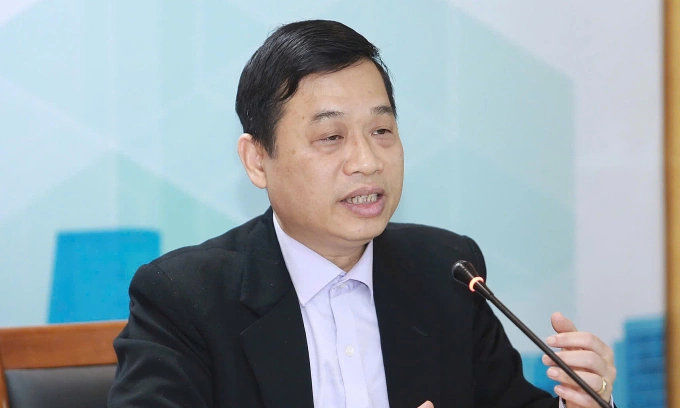 Ông Lê Văn Bình, Phó Vụ Đất đai, Bộ Tài nguyên và Môi trường phát biểu tại tọa đàm. Ảnh: DV