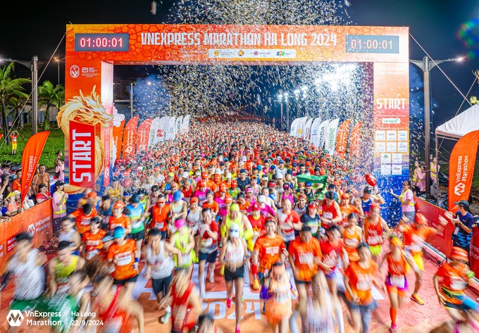 9.000 VĐV tham gia VM Hạ Long 2024. Ảnh: VM