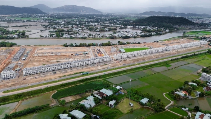 Một góc khu đô thị tại Quy Nhơn, Bình Định nhìn từ trên cao. Ảnh: Phát Đạt