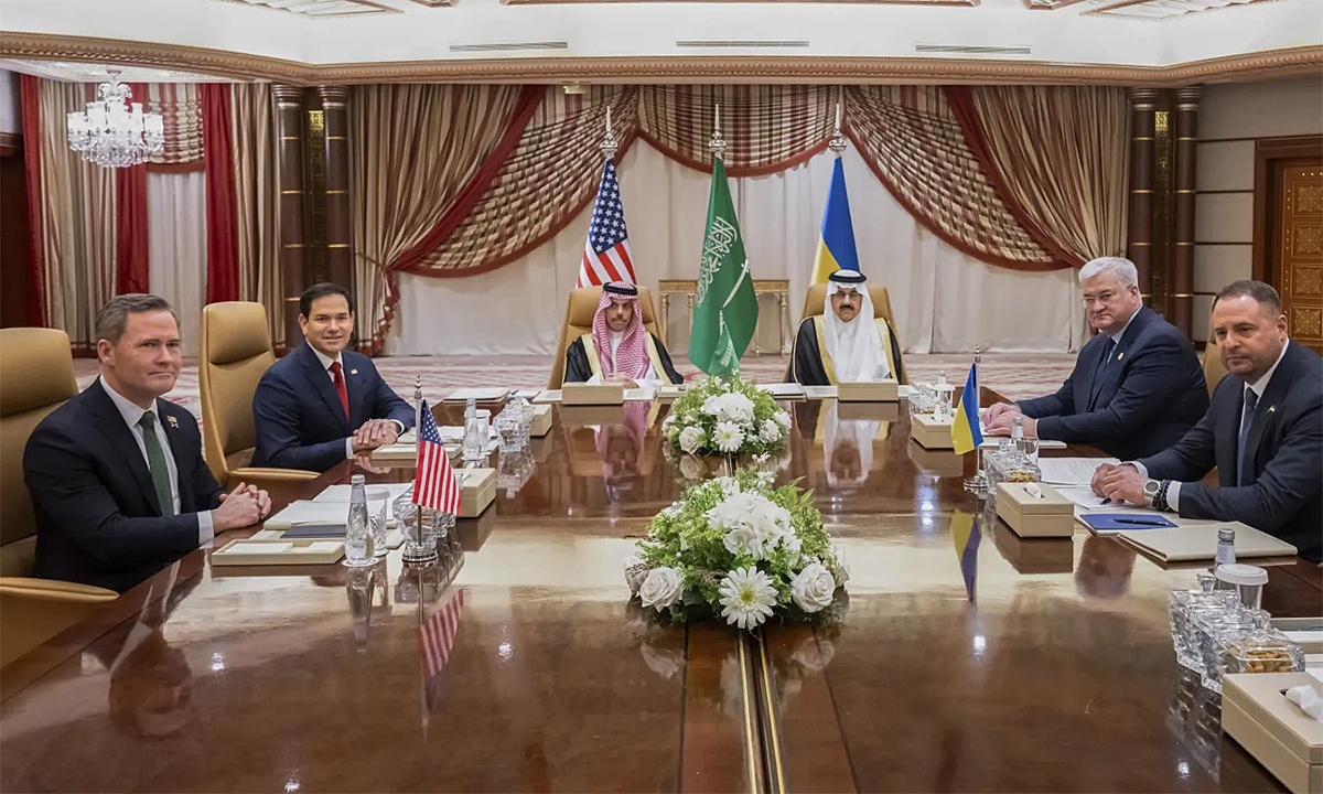 Quan chức Mỹ, Ukraine đàm phán tại Arab Saudi