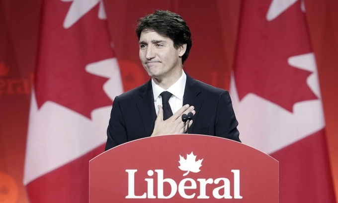 Thủ tướng Justin Trudeau tại Ottawa, Ontario, ngày 9/3. Ảnh: AP