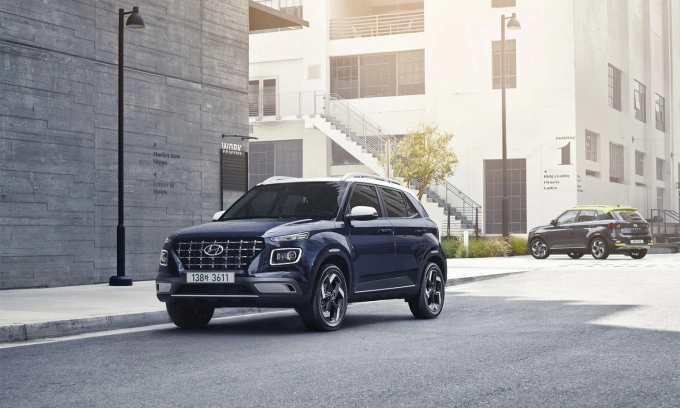 Hyundai Venue 2025 - bản nâng cấp cho thị trường Hàn Quốc. Ảnh: Hyundai