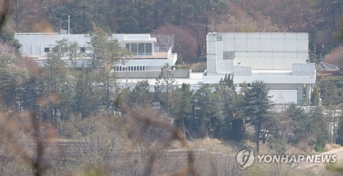 Phủ Tổng thống Hàn Quốc ở phường Hannam, trung tâm Seoul. Ảnh: Yonhap