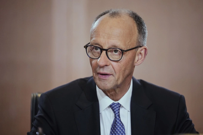 Thủ tướng Đức Friedrich Merz tại cuộc họp nội các ở Berlin cuối ngày 6/5. Ảnh: AP