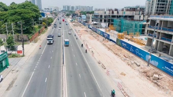 Quốc lộ 13 mở rộng đang được thúc đẩy triển khai. Ảnh: Giang Sơn