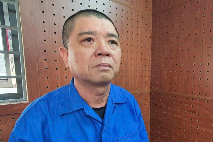 Phan Danh Dương Bảo lúc bị bắt. Ảnh: Ngọc Oanh